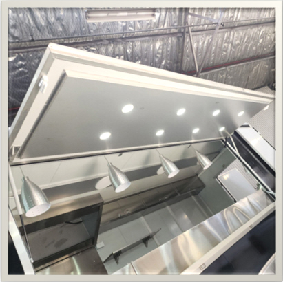 12V Outside Downlights Over Head Canopy
