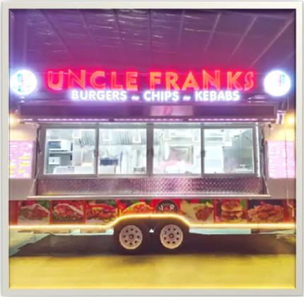 Led Light Box To Roof Including Stainless Frame