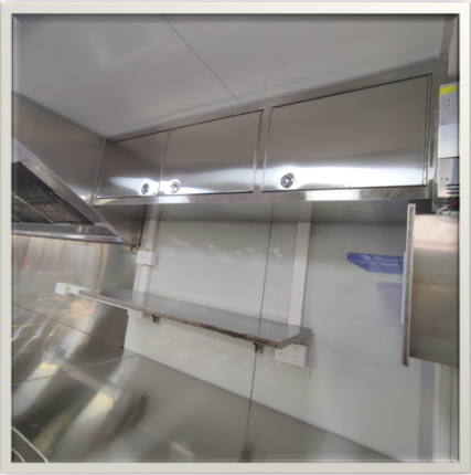 1 Metre Stainless Steel Shelving